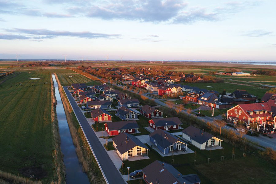 Dagebüll an der Nordsee, gegenüber der Insel Föhr – Abendstimmung